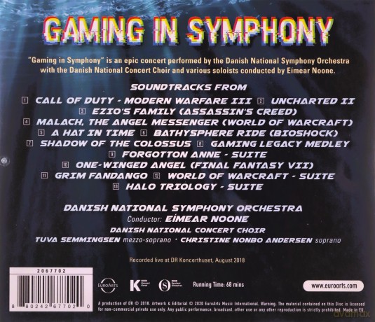 Danish National Symphony: Gaming In Symphony (Halo, Assassin Creed, Etc.) [CD]