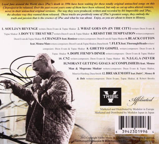 2pac: Ghetto Gospel [CD]