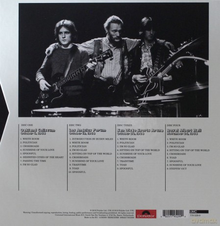 Cream: Goodbye Tour - Live 1968 [4CD]
