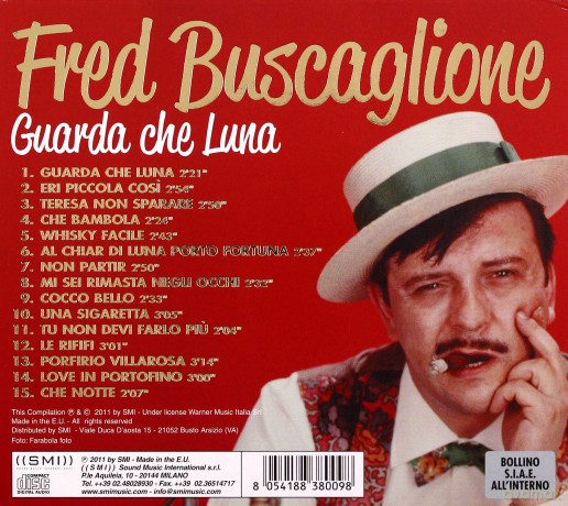 Fred Buscaglione: Guarda Che Luna [CD]
