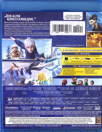 Strażnicy marzeń 3D [Blu-Ray 3D]+[Blu-Ray]