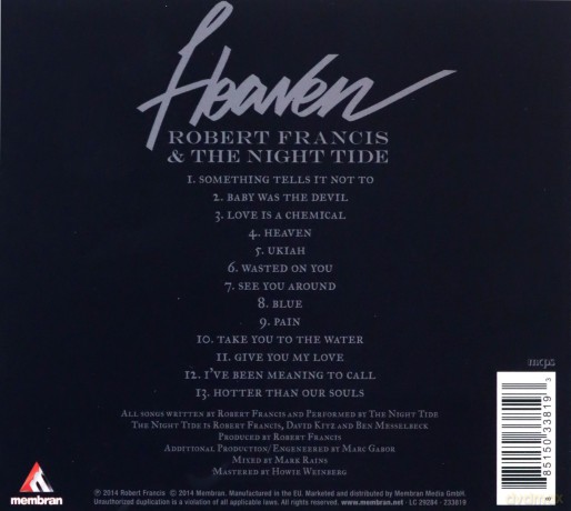 Robert Francis: Heaven [CD]