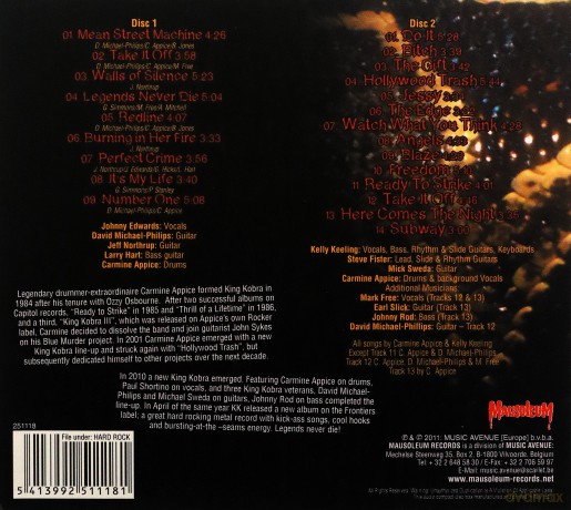 King Kobra: Legends Never Die (digipack) [2CD]