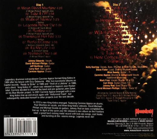 King Kobra: Legends Never Die (digipack) [2CD]