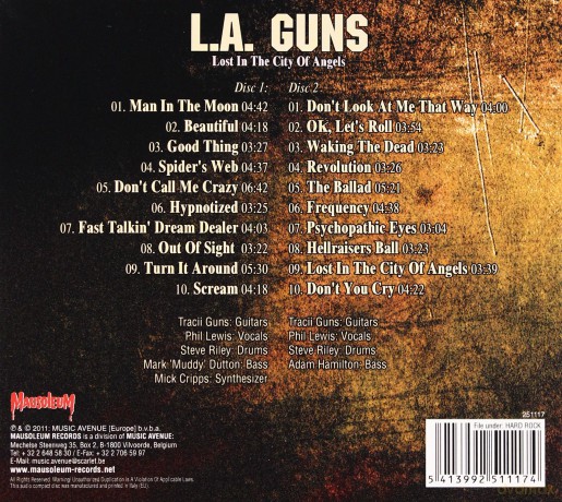 L.A. Guns: Lost In The City Of Angels (digipack) [2CD]
