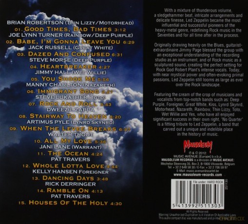 No Quarter - An All Star Tribute To Led Zeppelin (digipack) [CD]