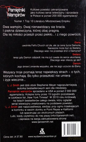 Pamiętniki wampirów Księga 5 - Fantom - L.J. Smith [KSIĄŻKA]