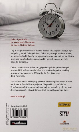 Oskar i Pani Róża - Eric-Emmanuel Schmitt [KSIĄŻKA]