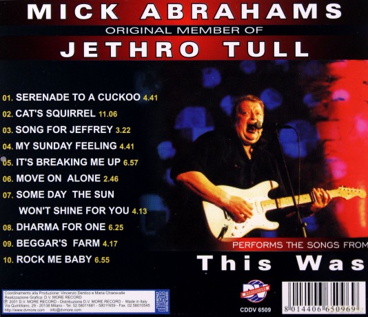 Mick Abrahams: Jethro T [CD]