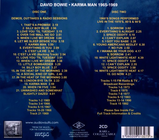 David Bowie: Karma Man [CD]