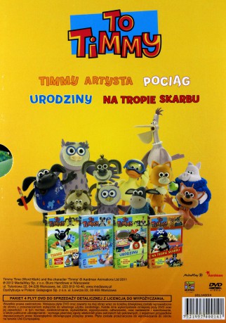 To Timmy 1+2+3+4: Artysta / Pociąg / Urodziny / Timmy na tropie skarbu [BOX] [4DVD]