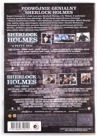 Sherlock Holmes / Sherlock Holmes: Gra cieni [BOX] [3DVD]
