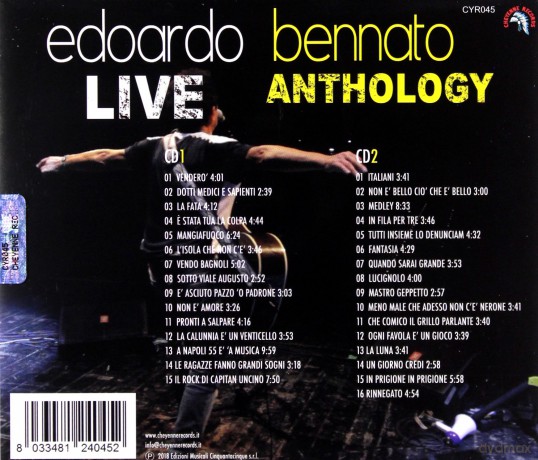 Edoardo Bennato: Live Anthology [2CD]