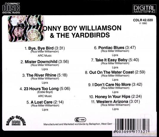 Sonny Boy Williamson: Live In London 1963 +7 Bt [CD]