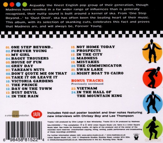 Madness: Forever Young [CD]