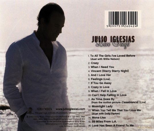 Julio Iglesias: Love Songs [CD]