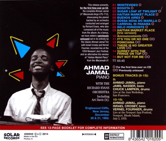 Ahmad Jamal: Macanudo [CD]