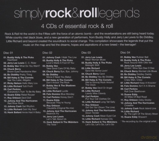 Simply Rock N Roll Legends  [4CD]