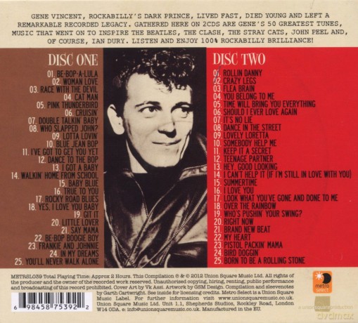 Gene Vincent: Race With The Devil (digipack) [2CD]