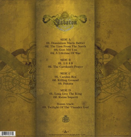 Sabaton: Carolus Rex [2xWinyl]