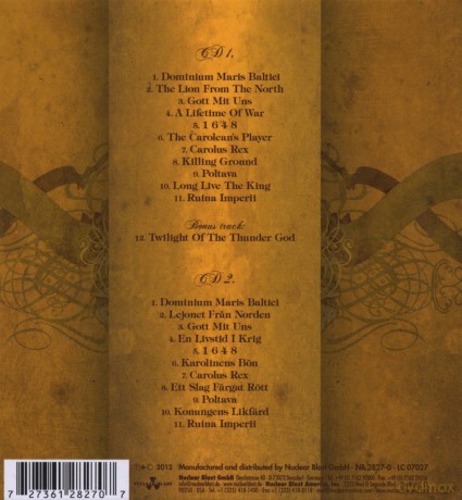 Sabaton: Carolus Rex (digipack) [2CD]