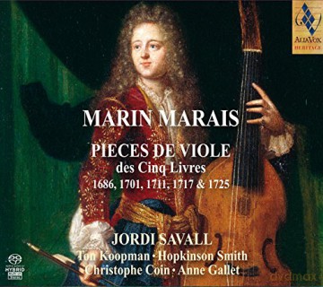 Ton Koopman: Marin Marais: Pieces for Viol From the Five Books [5CD]