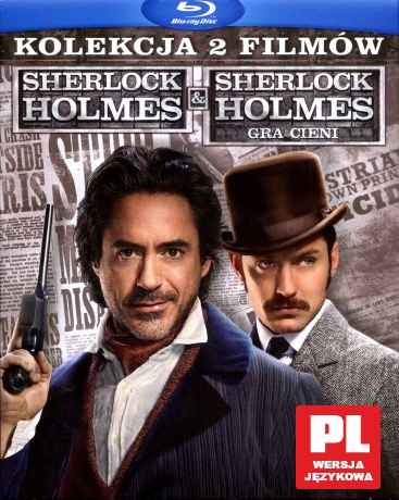 Sherlock Holmes / Sherlock Holmes: Gra cieni Pakiet [2Blu-Ray]