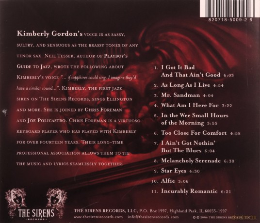 Kimberly Gordon Trio: Melancholy Serenade [CD]