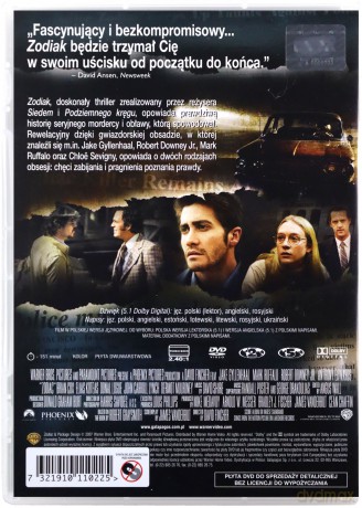 Robert Downey Jr.: Zodiak / Sherlock Holmes / Zanim odejdą wody [4DVD]