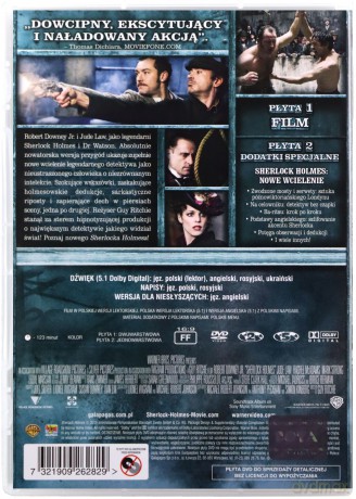 Robert Downey Jr.: Zodiak / Sherlock Holmes / Zanim odejdą wody [4DVD]