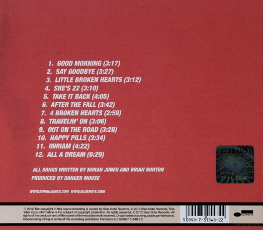 Norah Jones: Little Broken Hearts (ecopack) [CD]