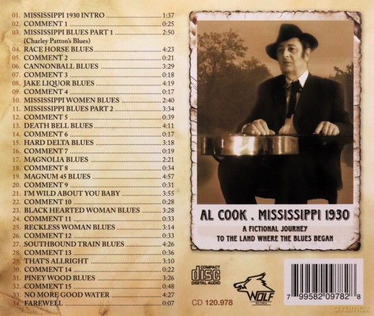 Al Cook: Mississippi 1930 [CD]