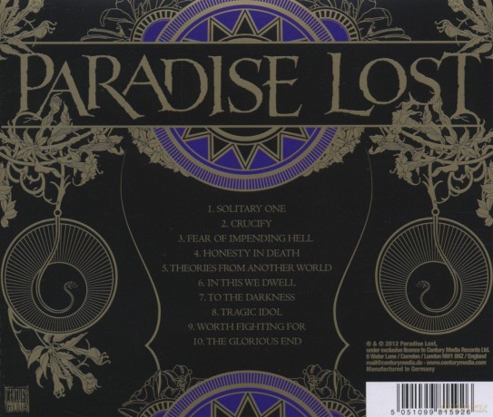 Paradise Lost: Tragic Idol [CD]