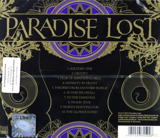 Paradise Lost: Tragic Idol [CD]