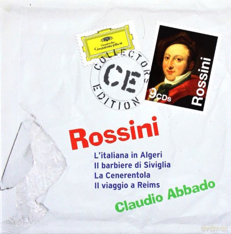 Claudio Abbado: Rossini:Il Barbiere,Cenerentola,L'italiana In Algeri (Collectors Edition) [BOX] [9CD]
