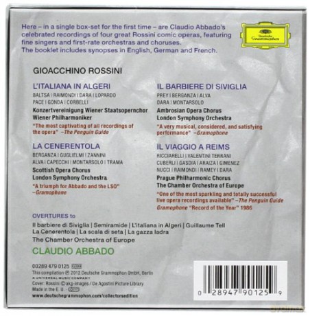 Claudio Abbado: Rossini:Il Barbiere,Cenerentola,L'italiana In Algeri (Collectors Edition) [BOX] [9CD]