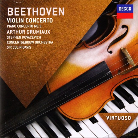Arthur Grumiaux: Beethoven:Violin Conc, Piano Conc 3 (Virtuoso) [CD]