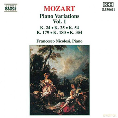 Wolfgang Amadeus Mozart: Mozart: Piano Variations, Vol. 1 [CD]