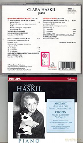 Haskil:markevitch: Mozart:chopin:clara Haskil Pla [CD]
