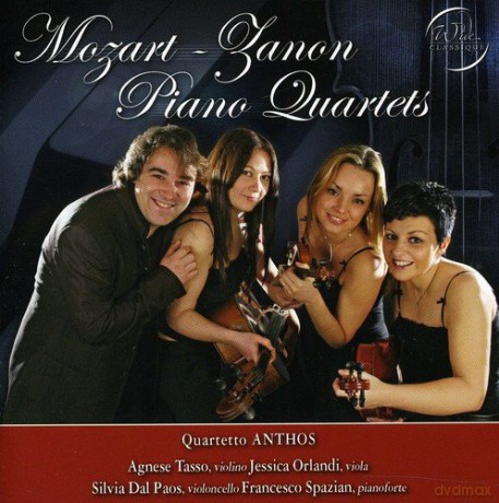 Quartetto Anthos: Mozart-Zanon Piano 4tets [CD]