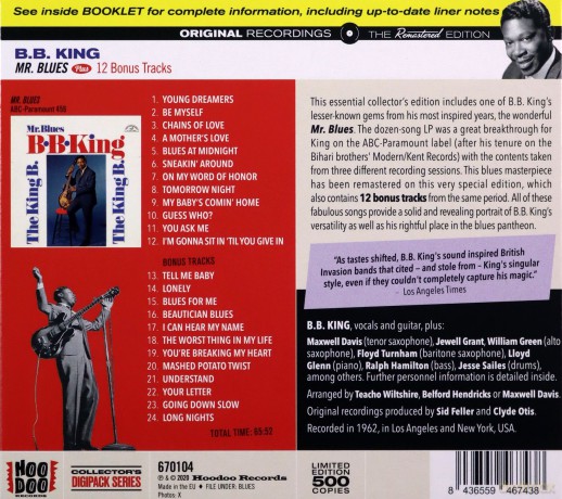 B.B. King: Mr Blues (Limited Edt/500 Copies) [CD]