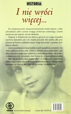 I Nie Wróci Więcej - Tadeusz Antoni Kisielewski [KSIĄŻKA]