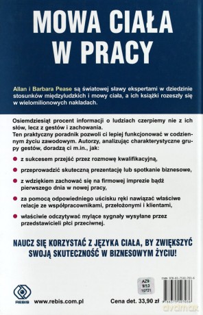 Mowa Ciała W Pracy - Allan Pease, Barbara Pease [KSIĄŻKA]