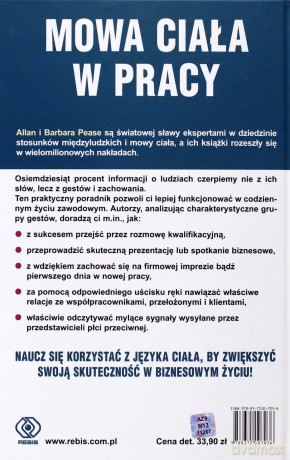 Mowa Ciała W Pracy - Allan Pease, Barbara Pease [KSIĄŻKA]