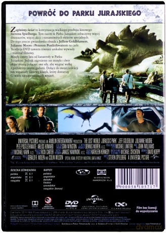 Park Jurajski 2. Zaginiony świat [DVD]
