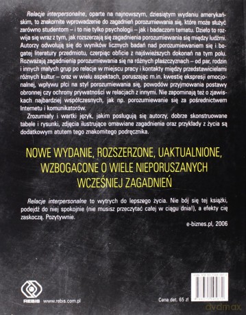 Relacje Interpersonalne - Ronald Adler, Russell Proctor II, Lawrence Rosenfeld [KSIĄŻKA]