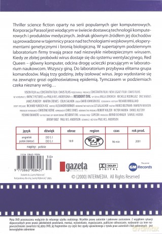 Resident Evil (slim) [DVD]