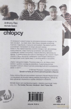 Tacy Są Chłopcy - Anthony Rao [KSIĄŻKA]