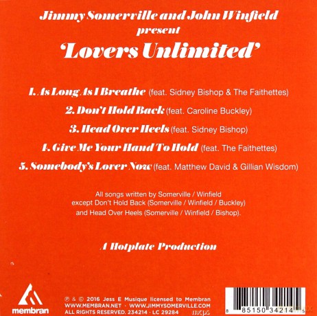 Jimmy Somerville: Present Lovers United Ep [CD]