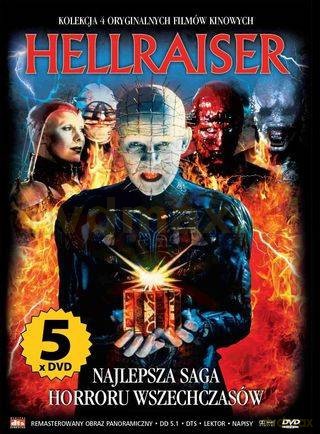 Hellraiser Quadrilogy: Wysłannik piekieł / Hellbound / Piekło na ziemi / Dziedzictwo krwi [BOX] [5DVD]